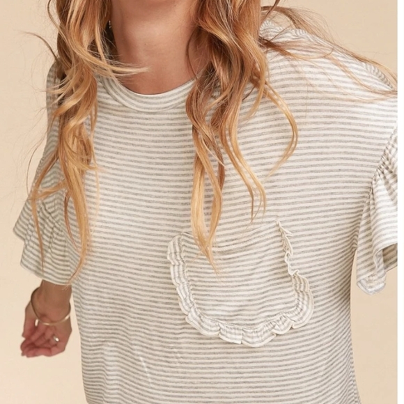 💜 New Super Cute Stripped Top - Picture 5 of 7